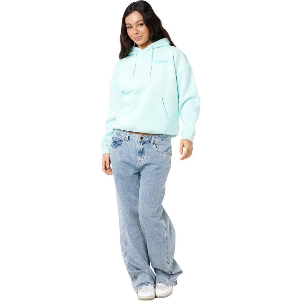 2026 Rip Curl Womens Surf Puff Heritage Hoodie 0A0WFL - Light Blue